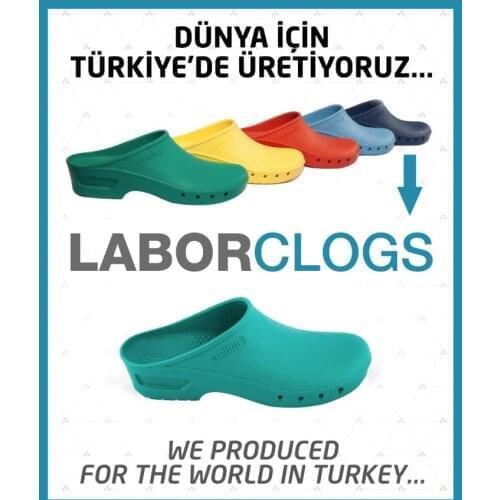 Antistatic Operating Room and Clean Room Slippers Autoclavable Sterileable Red Red