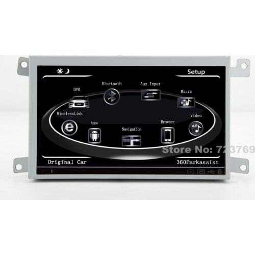 7 inch 2G RAM Android 6.0 Car Navigation GPS System Stereo Media Auto radio DVD Player for Audi A6 For Audi Q7