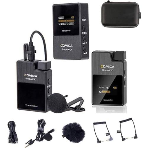 Comica BoomX-D Wireless Microphone Online Star Live Streaming&Youtube Video Condenser Microphone For iPhone/Computer/Conference