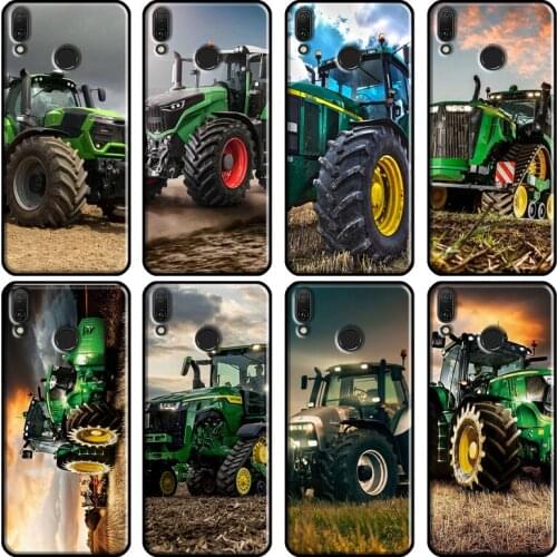 Farm Vehicle Tractor Soft For Huawei Y5P Y6P Y7A 2020 Y3 II Y5 Y6 Y9 Y7 Prime 2018 2017 2019 Nova 3i 5T Case