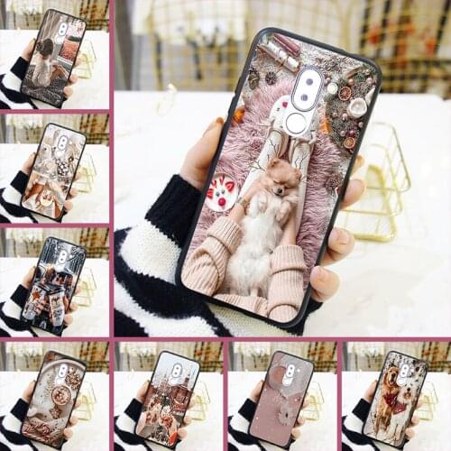 Phone Case For Huawei Honor 4X 5A 5X 6 6X Silicone Girl Dog Fashion Pretty Aesthetic Back Cover For Huawei Honor 4C 5C 6C 6A Pro