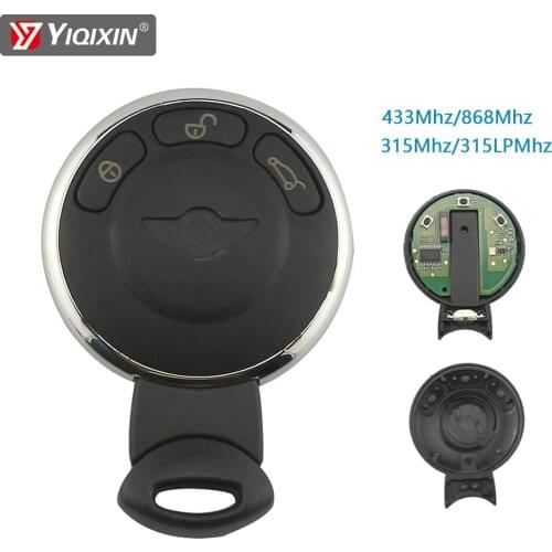 YIQIXIN Remote Car Key For BMW Mini Cooper S ONE D Clubman Countryman Cabrio Key 315/315LP/433/868Mhz ID46 PCF7952 Chip 3 Button