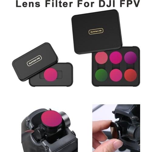 NEW DJI FPV Camera Lens Filter CPL Filters Optical Glass Lenses ND4 ND8 ND16 ND32 ND64 Filter kit For DJI FPV Drone Accessories