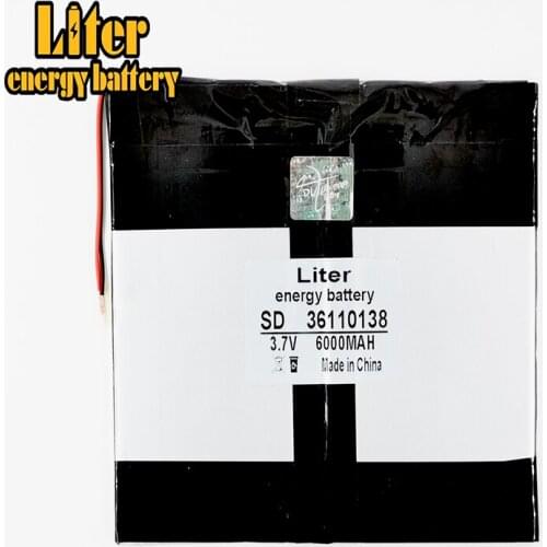 36110138 3.7v 6000mah lithium polymer battery battery for tablet PC