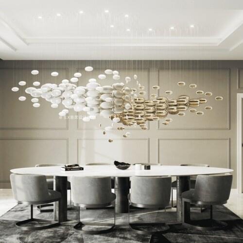 Sales office hotel lobby shopping mall living room banquet restaurant creative duplex corridor staircase chandelier