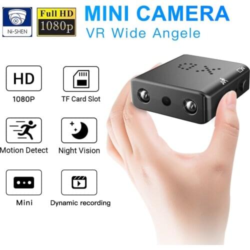 XD Mini IR-CUT Camera 1080P HD Camcorder Infrared Lamp Surveillance Night Vision Micro Camera Home Security Video Voice Recorder