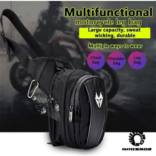 Moto Leg Bag Motorcycle Thigh Bags Motorbike Pockets Racing Knight Motor Motocross Black Waist Bags Mens