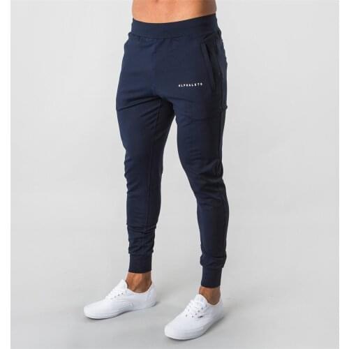 Autumn Joggers Pants Men Cotton Running Sweatpants Slim Trackpants Gym Fitness Training Trousers Male Sports Workout Bottoms