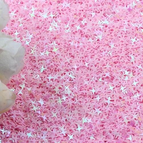Paillettes Cross Star Sequins 4mm Doji Shape PVC Sequin Nail Art Wedding Decoration Confetti Kids DIY Lentejuelas for Needlework