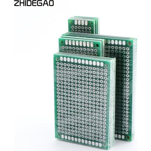 20pcs PCB Prototype Board Circuit Protoboard Universal Stripboard Prototyping Veroboard 2X8 3X7 4X6 5X7 Mixed Double Panel