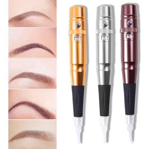 Professional Semi Permanent Tatoo Pen Machine Lip Eyebrow Microblading Machine Makeup Salon Beauty Tools Belleza