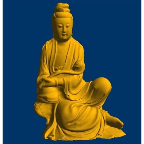 Relief for CNC 3D model in STL file format Goddess Of Mercy_6