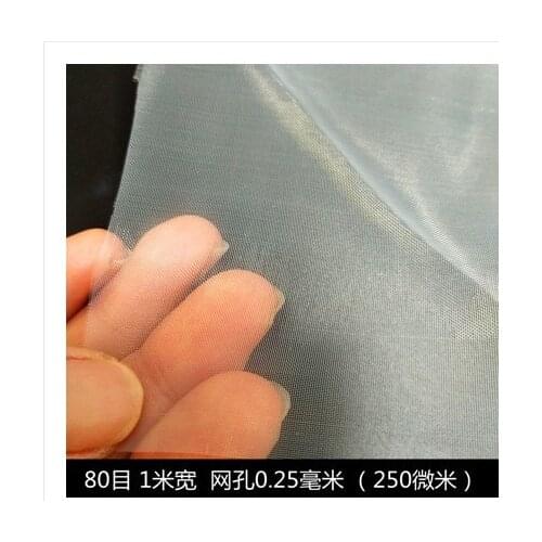 80 mesh/In 180 micron gauze water nylon filter mesh soya bean paint screen coffee wine net fabric industrial filter cloth 1m*1m