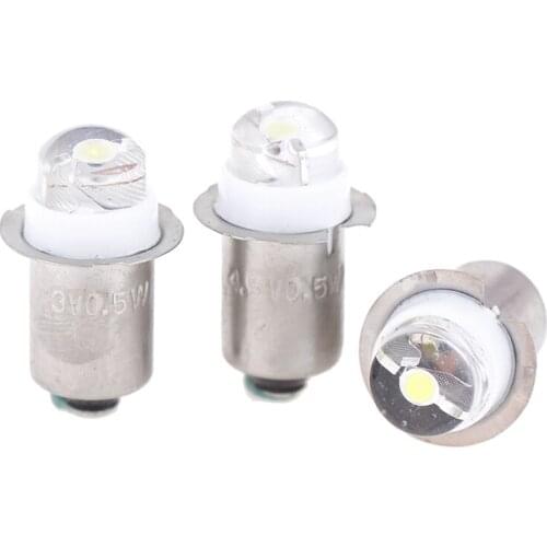 LED Light Bulb P13.5S 0.5W Work Light Flashlight Torch Light Replacement Led Bulb Work Light Lamp 3V 4.5V 6V