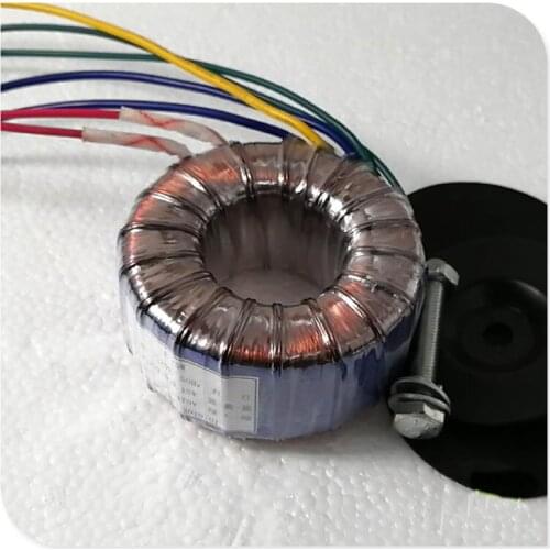 Toroidal transformer for black throat amp preamp, 75W input 220V, output 170V (0.25A), 3.15-0-3.15V (4.5A)