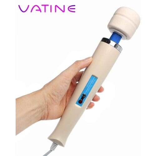 VATINE Vibrator Clitoris Stimulator Sex Toys for Women Erotic Toys Magic Wand Massager Sex Products Big Size AV Rod