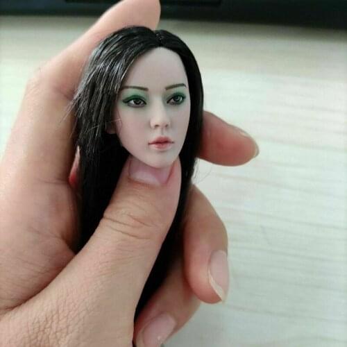 TBL PL2018-136 1/6 Sakurahime Killer Head Sculpt Female Soldier Head Carving Fit 12'' Action Figure Body