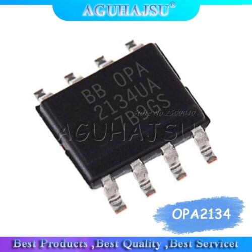 10PCS OPA2134 OPA2134UA SOP-8 High Performance Audio Operational Amplifier IC