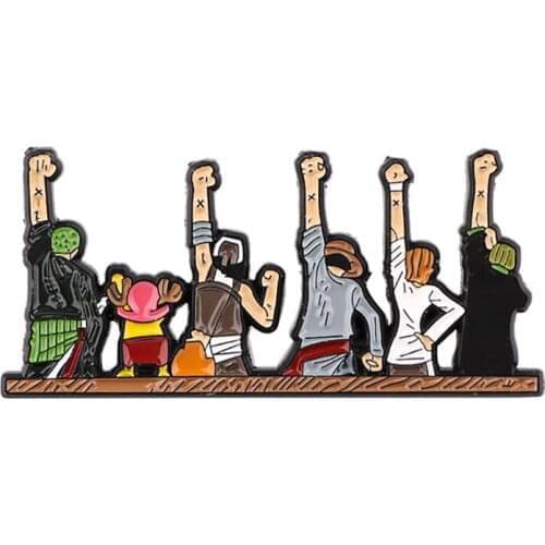 12pcs/lot E3265 Funny Anime Family Metal Brooch for Clothes bags backpack badges Women and Men Cartoon Brooch gift