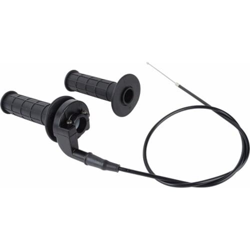 7/8 inch 22mm Motocross Twist Throttle Left And Right Hand Grip With Cable For ATV Quad Pit Dirt Bike 90 110 125CC