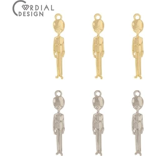 Cordial Design 100Pcs 6*32MM Jewelry Accessories/Charms/Hand Made/Pendant/Boy Shape/Jewelry Findings & Components/DIY Making