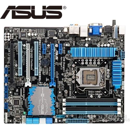 ASUS P8Z77-V PRO/Thunderbolt Desktop Motherboard Z77 Socket LGA 1155 i3 i5 i7 DDR3 32G ATX UEFI BIOS Original Used Mainboard