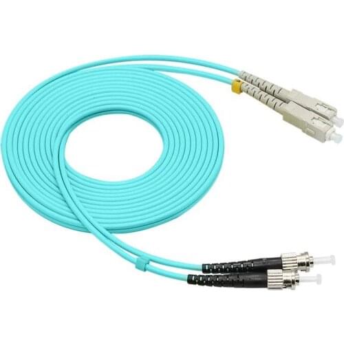 Free Shipping ST/UPC-SC/UPC Multi-Mode OM3 Fiber Cable Multimode Duplex Fiber Optical Jumper Patch Cord 3M 5M 10M15M 20M 25M