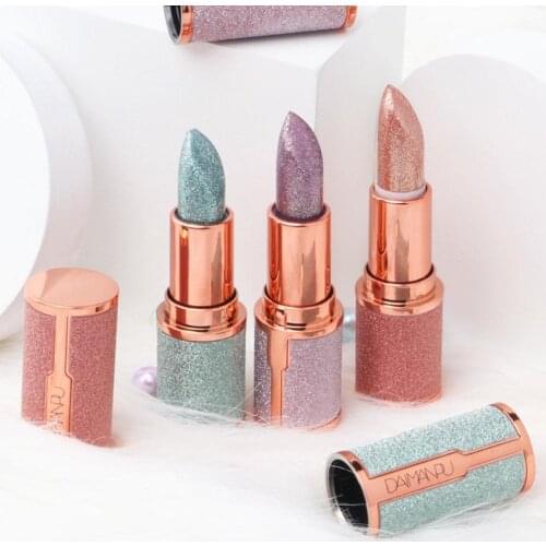 Glitter Star Lipstick Nourishing Moisturizer Sparkling Makeup Makeup Waterproof Lipstick Cosmetic Jelly Long Lipstick Lasti I2I4