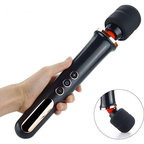 Big Dildo Vibrator Av Stick Vibrator Erotic G Spot Magic Massage Wand Clit Vibration Women Sex Toy Female Masturbator