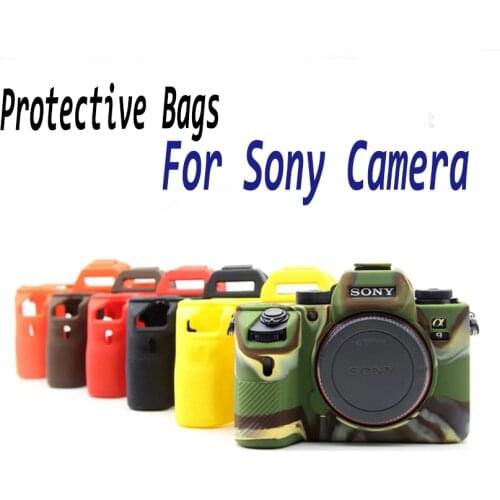 Camera Bag For Sony A6600 A6500 A6300/A6100/A6400 A6000 A5000/A5100 Soft Rubber Silicone Cover Case Protective Accessories Skin