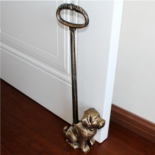 European Modern Dog Horse Cute Door Stops Cartoon Creative Iron Metal Security Door Stopper Holder Catcher Furniture Hardware