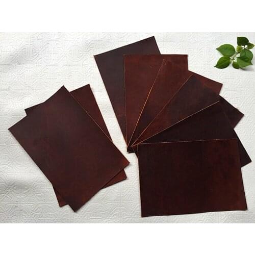 22*26cm Crazy horse leather DIY manual coffee leather restoring ancient ways of material thickness is1,8- 2.0 mm leather