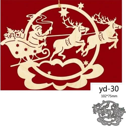 Metal Cutting Dies Cut Mold Santa Claus Decoration Scrapbook Paper Craft Knife Mould Blade Punch Stencils