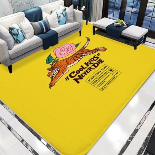 Cute Animal Carpet Modern Anti-Slip Mats Tiger Indoor Decoration Doormat Rabbit Carpet Pad Outdoor Kitchen Home 40x60cm Mat Rug