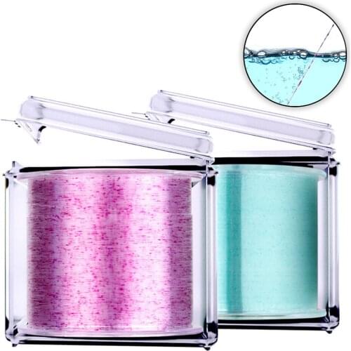 KoKossi Nylon 500m Invisible Fishing Line With Box Super Strong Japanese Thread Speckle Spotted Line Fishing Accessories Tackle