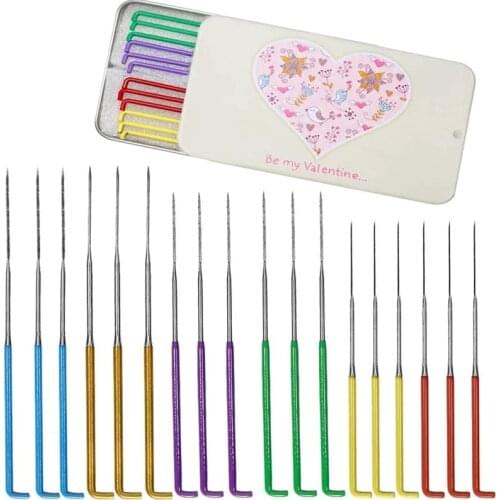 Nonvor 18 pcs 6 Colors Wool Felting Needles Kits Wool Felting DIY Supplies Starter Beginners DIY Craft Felting Needles