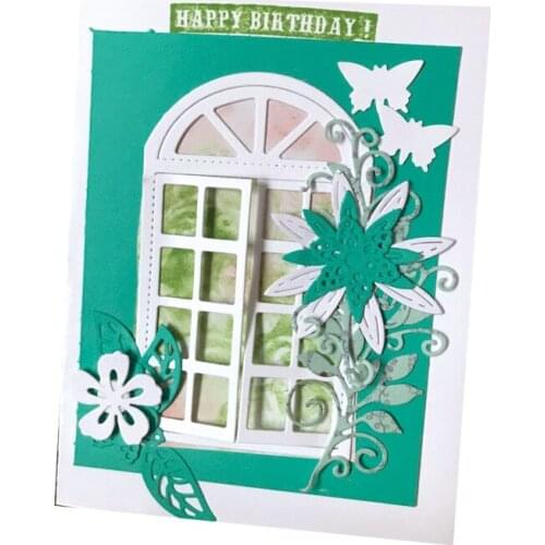 Julyarts Window Stencils For DIY Scrapbooking Molde Scrapbooking Craft Paper Supplies Making DIY Paper Craft