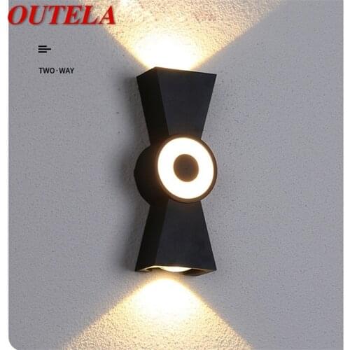 OUTELA Modern Wall Light Sconces Aluminum LED Wall Lamp Creative Decorative For Bedside Living Room Porch Corridor