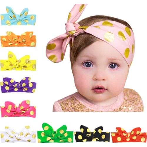 Baby girl headband Infant hair accessories cloth Tie bows turban newborn tiara headwrap Gift Toddlers bandage Ribbon Headwear