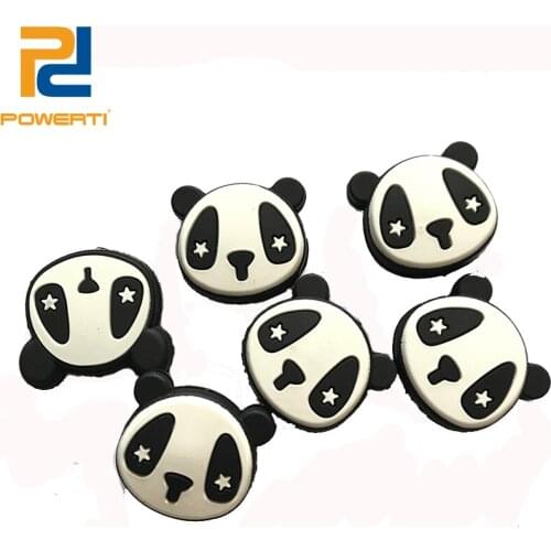 Powerti 10pcs Tennis Racket Dampener Good Reduce Shock for Cartoon Cute Silicone Tennis Accessories Tennis Dampener