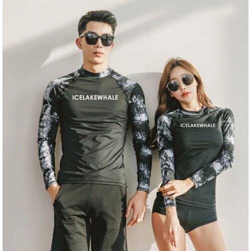 Mens Women’s UPF 50+ UV Sun Protection Rashguards 2pcs set Long Sleeve Performance Slim Fit Swim Surf Dive Suits Tracksuit