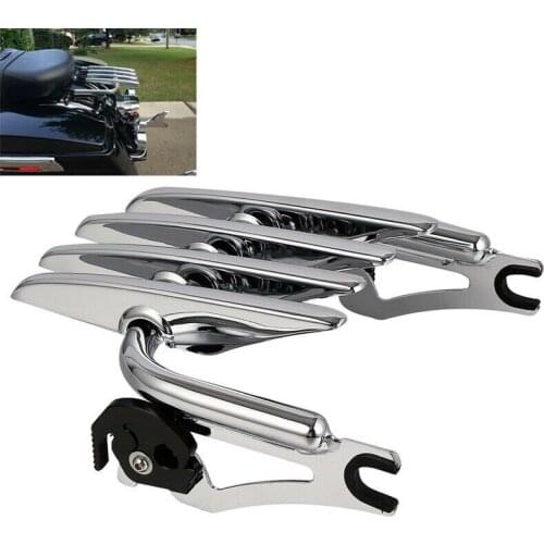 Motorcycle Detachable Backrest Sissy Bar Luggage Rack For Harley Touring Road King Street Glide Road Glide 2014-2020