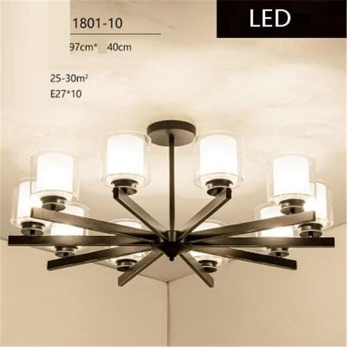 Light Industrial Decor Candiles Modernos Lighting Deco Maison Lampara Colgante Lampen Modern Suspension Luminaire Hanging Lamp