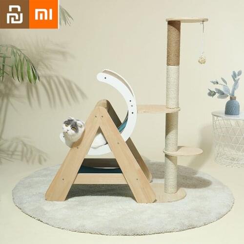 Xiaomi Cats Climbing Frame Cats Litter One Corrugated Cat Scratching Board Sisal Cat Scratching Post Cat Toy Pet Supplies Youpin