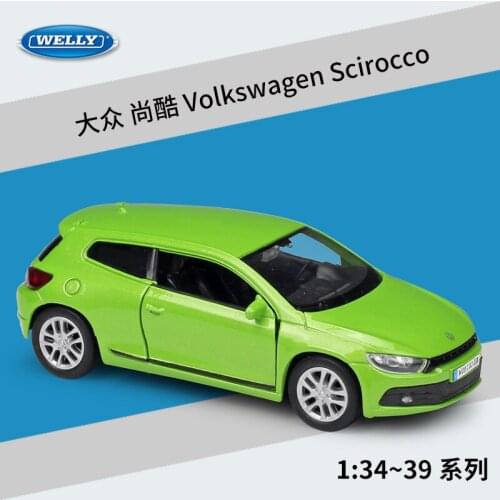 1:36 Volkswagen Scirocco Alloy Model Car Diecast Metal Pull-back Model Vehicles
