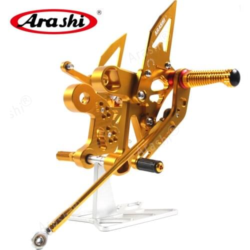 Arashi 1 Set CNC Adjustable Footrest Rearset For YAMAHA XSR900 XSR 900 2014 2015 2016 2017 2018 2019 2020 Foot Peg Pedals