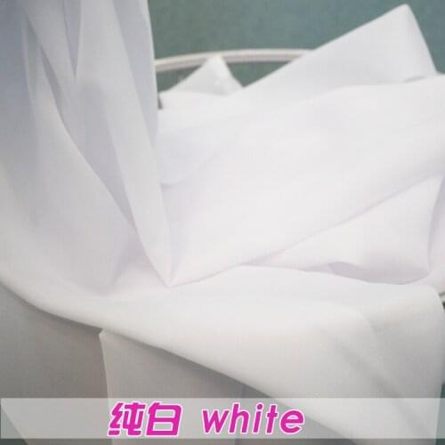 White Chiffon Fabric Sheer Bridal Wedding Dress Lining Fabric Skirt 60" Wide 5 Yards Per lot Free Shipping