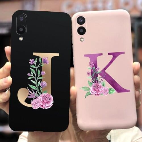 For Samsung Galaxy A02 Case SM-A022F Soft Silicone Cute Letters Cover For Samsung A02 A 02 GalaxyA02 Phone Cases Shockproof Capa