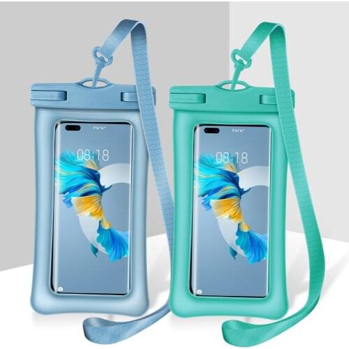 Phone Pouch Lanyard Drift Diving Phone Bag Waterproof Bag Swimming Underwater Water Sports Dry Bag Drift Diving Swimming