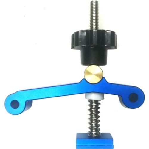 Woodworking T Slot Block Clamp Carpentry Pressboard Clamp Kit Multi-Purpose T Track Clamp Positioning Limiter Miter Clip Device